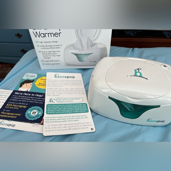 NEW Hiccapop Ultra Wipe Warmer with Night Light - Picture 3 of 3